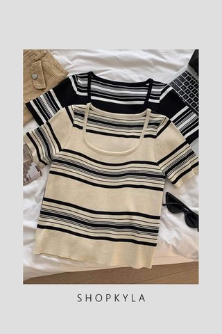 PREORDER - VED STRIPED TOP