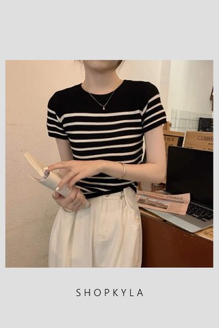 PREORDER- THANYER STRIPED KNIT TOP