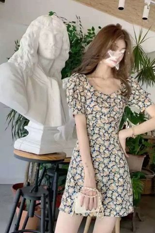 PREORDER - ADAM CUT OUT BACK FLORAL DRESS
