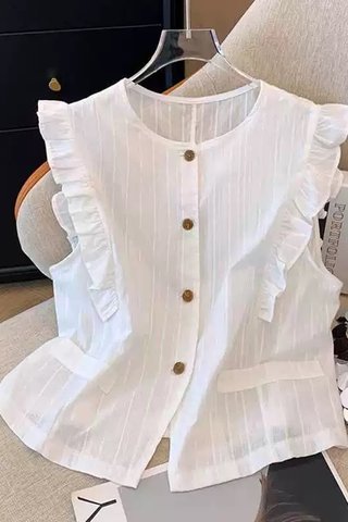 PREORDER - LEIA CROCHET BLOUSE