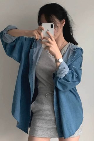 PREORDER - HEIDI DENIM BLOUSE