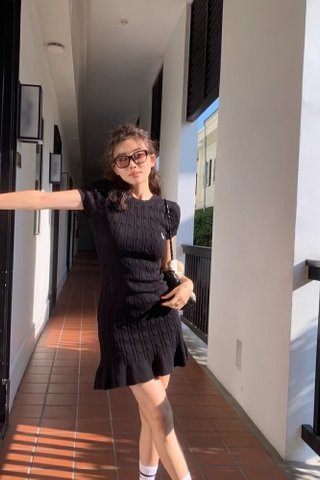 PREORDER - Knit Bodycon Dress Stretchable