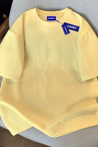 PREORDER - BASIC ROUND NECK SHORT SLEEVE TOP (UNISEX)