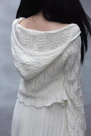 PREORDER - Hoodie Thin Knit Jacket