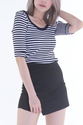 BACKORDER - TWO WAY TOP IN STRIPES