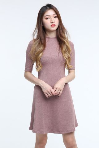 SG IN STOCK- DALARY A LINE DRESS IN PINK