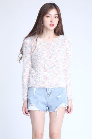 BACKORDER- SNOWNY KNIT TOP (MIXTURE COLOUR)