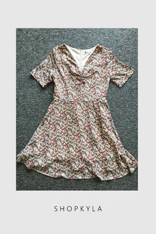 MSIA READY STOCK- KENNIS FLORAL DRESS 