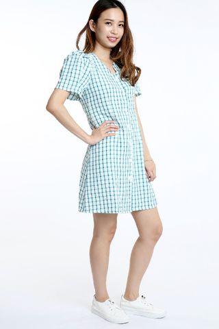 ***SALE*** MSIA READY STOCK- TALULLA CHECKERED DRESS IN GREEN*