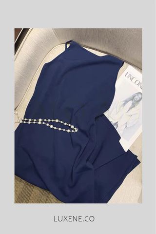 PREORDER - L054 LONG DRESS IN BLUE