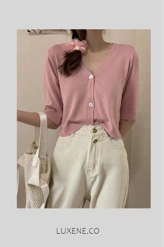 PREORDER - L0252 BUTTON BLOUSE /TOP/ CARDIGAN