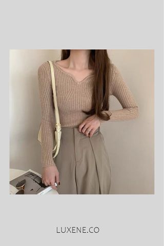 PREORDER - L0263 LONG SLEEVE KNIT TOP