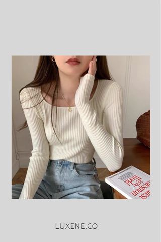 PREORDER - L0396 LONG SLEEVE SQUARE NECK