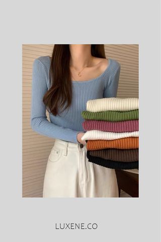 PREORDER - L0396 LONG SLEEVE SQUARE NECK