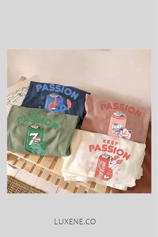 MSIA READY STOCK - L0322 KEEP PASSION TEE 