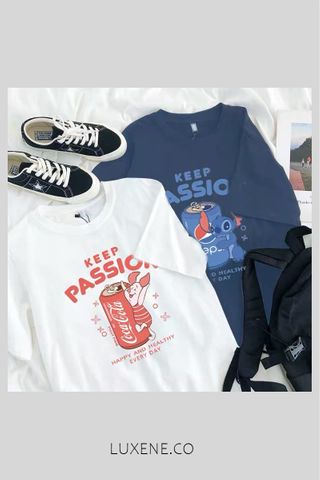MSIA READY STOCK - L0322 KEEP PASSION TEE 