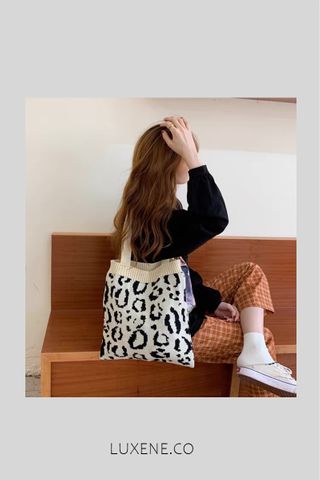 PREORDER - L0507 KNITTED TOTE BAG