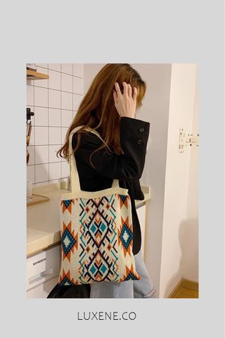 PREORDER - L0508 KNITTED TOTE BAG
