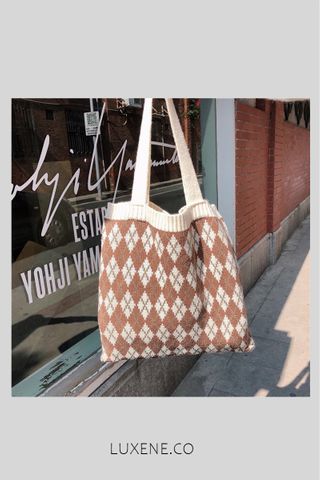 PREORDER - L0509 KNITTED TOTE BAG