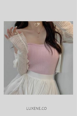 PREORDER - L0468 KNITTED TUBE TOP 