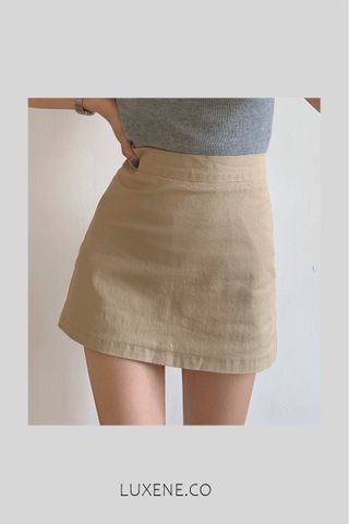PREORDER - L0428 BOTTON SKIRT WITH INNER PANTS