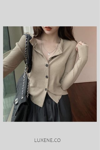 PREORDER - L0545 KNIT LONG SLEEVE TOP