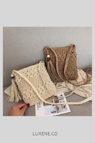 MSIA READY STOCK -L723 STRAW SLING BAG 
