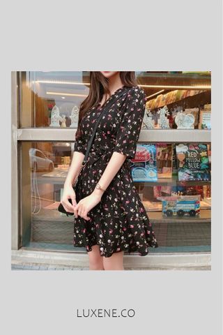 MSIA READY STOCK  -L724 MELODY FLORALDRESS 