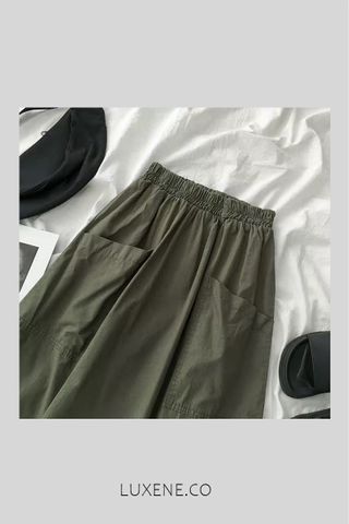 PREORDER - LOLLY SKIRT IN ARMY GREEN