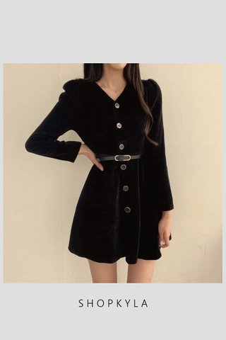 PREORDER - MAEVE BUTTON DOWN DRESS WITH BELT