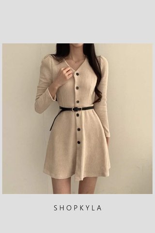 PREORDER - MAEVE BUTTON DOWN DRESS WITH BELT