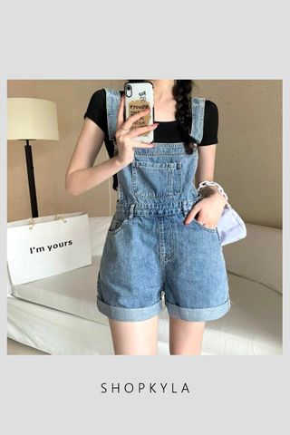 MSIA READY STOCK-  TROY DENIM PINAFORE (L)