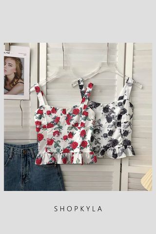 PREORDER - CURTISS FLORAL TOP