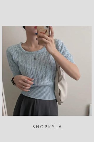 PREORDER- EUSTANCE KNIT TOP