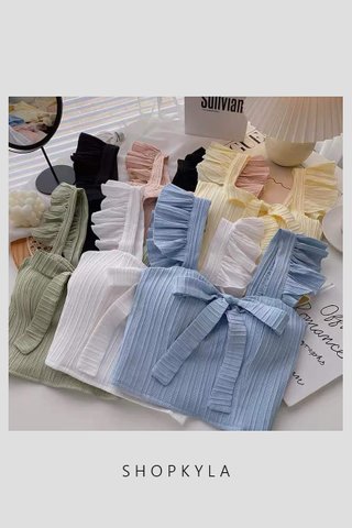 MSIA READY STOCK-  DONNIS SWEET RIBBON TOP 3