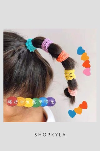 PREORDER -H214 COLOURFUL RUBBER BAND 50PCS