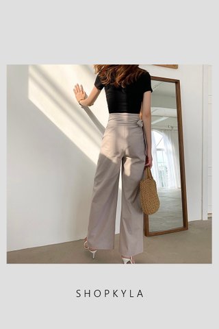 PREORDER - JUDY TIE KNOT WRAP PANTS