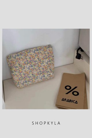 PREORDER - FLORAL MAKE UP POUCH