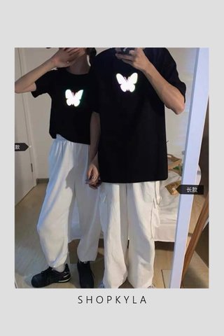 PREORDER - REFLECTIVE T SHIRT (BUTTERFLY)