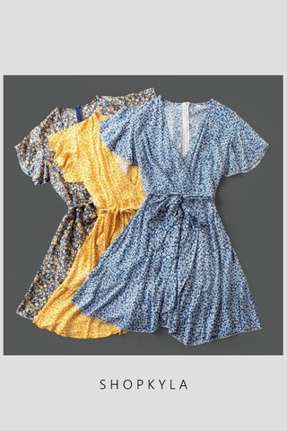 MSIA READY STOCK - BLUE DRESS (SIZE L)