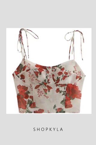 MSIA READY STOCK -TRANSPARENTCY FLORAL CROP SPAG 
